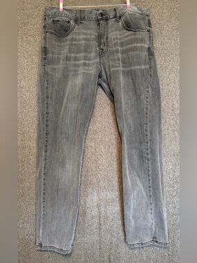 Lucky Brand Charcoal Gray original straight jeans